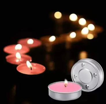 Coloured Tea Light Candles (50 pcs)