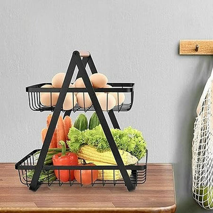 Metal Stack Rack (2 Tier)