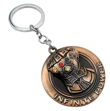 Avengers Thanos Infinity Gauntlet Keyring