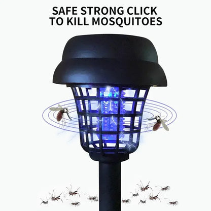 Outdoor Solar Powered Bug Zapper Light