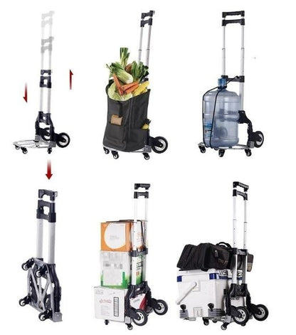 Aluminium Folding Portable Heavy Duty Push Trolley