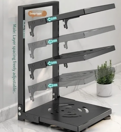 Cookware Organiser Storage Rack