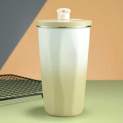 Gradient Tumbler With Straw (600ml)