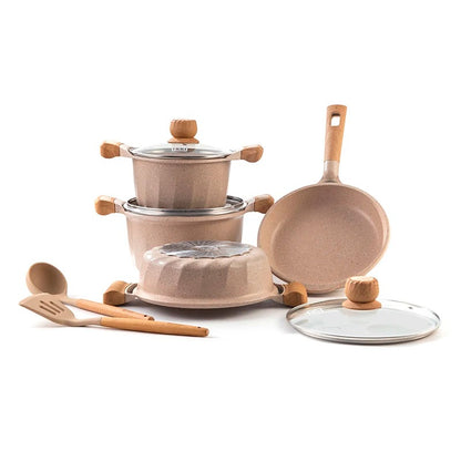 Non-Stick Induction Bottom Cooking Pot Set