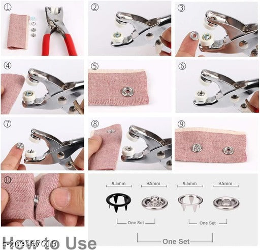 Press Stud Tool Set