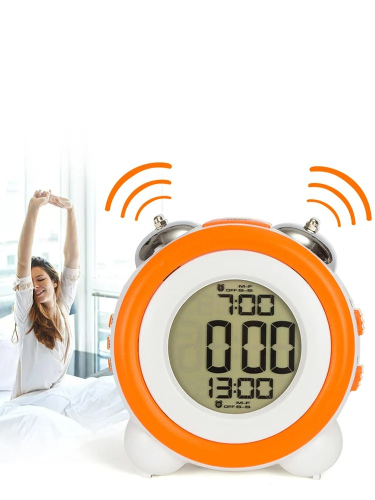 Dual LED Night Light Digital Alarm Clock