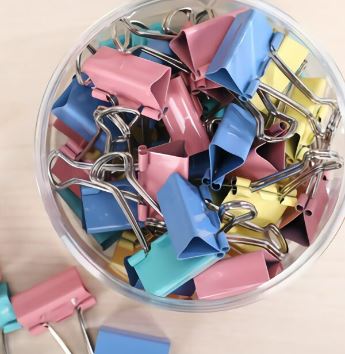 Colourful Binder Clips (25mm)(48 pcs)