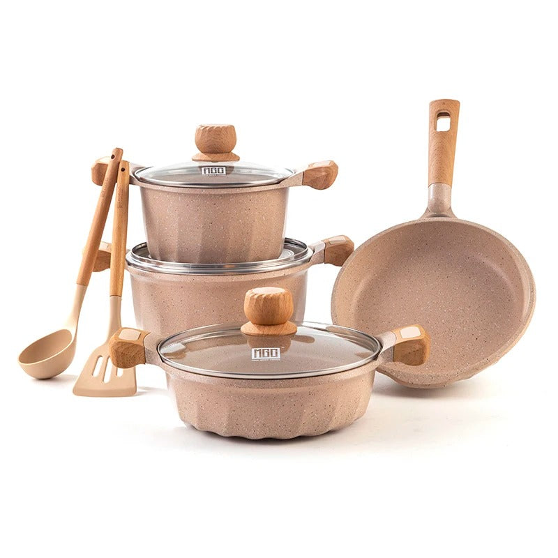 Non-Stick Induction Bottom Cooking Pot Set