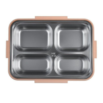 Four Compartment Rectangular Lunch Box