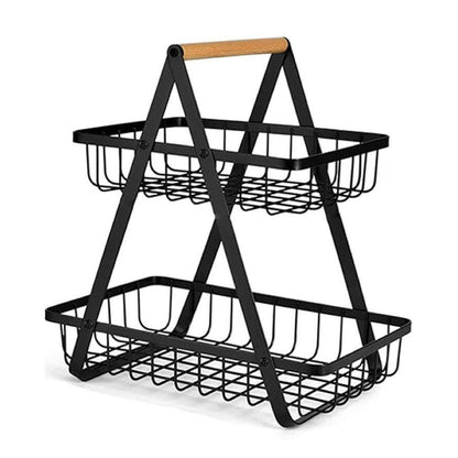 Metal Stack Rack (2 Tier)