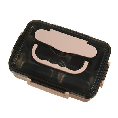 Four Compartment Rectangular Lunch Box