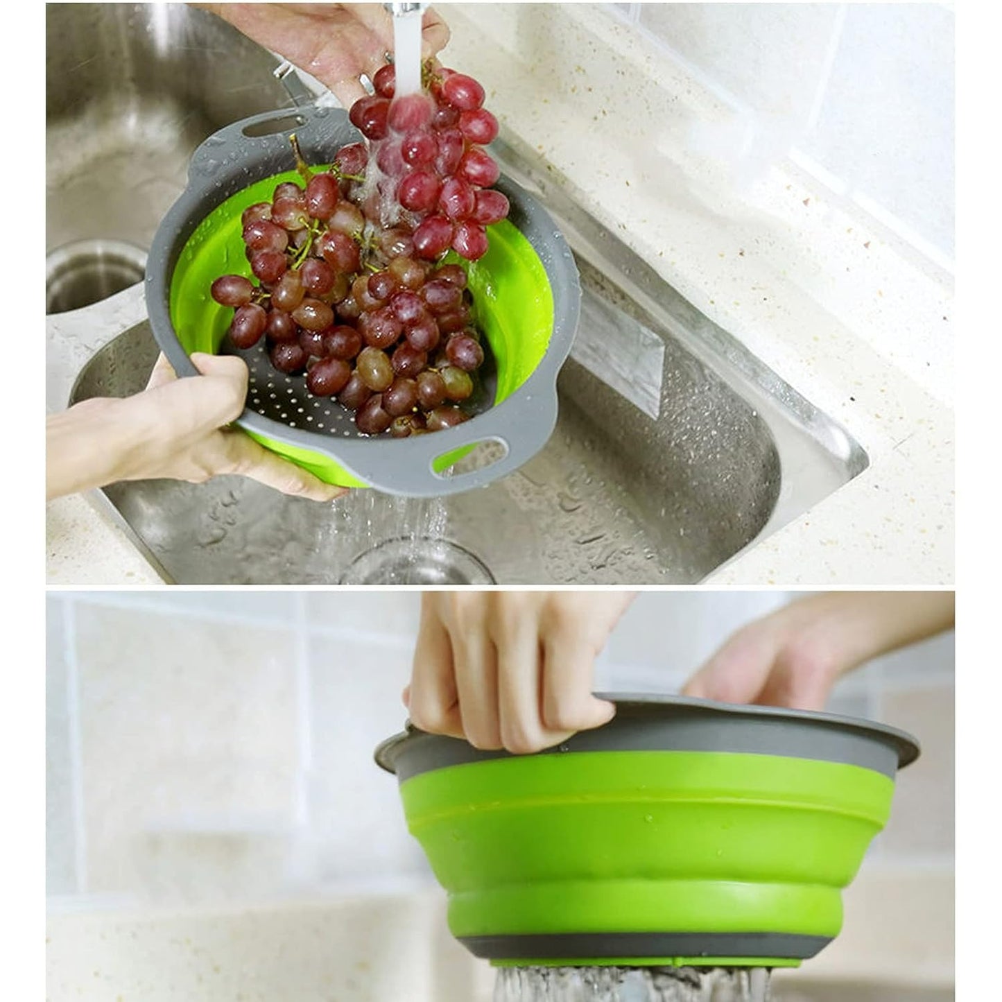 Collapsible Filter Basket Colanders (2 pcs)