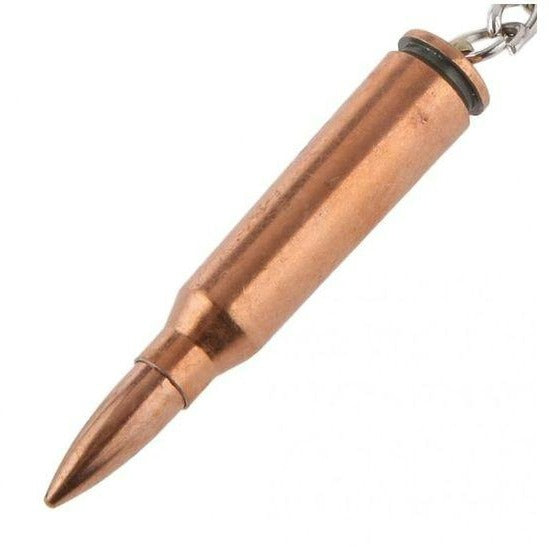 Long Rifle Bronze Gun Bullet Keyring