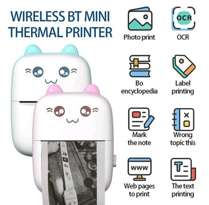 Mini Pocket Wireless Bluetooth Thermal Printers