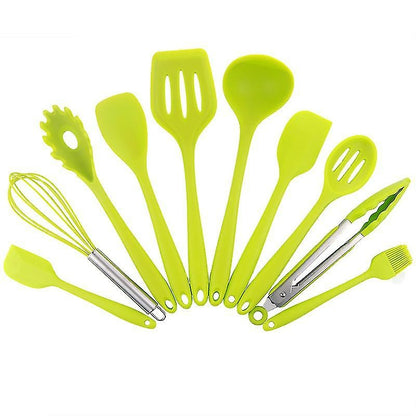 Silicone Cooking Utensils Set (10 pcs)