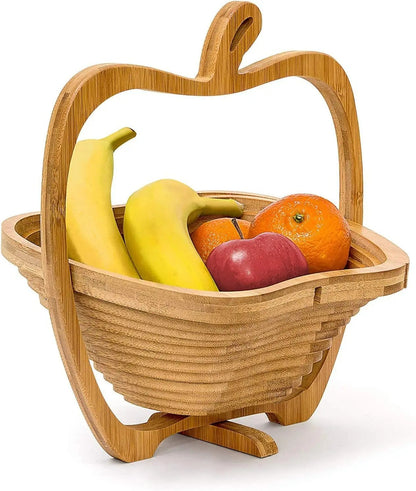 Collapsible Bamboo Fruit Basket