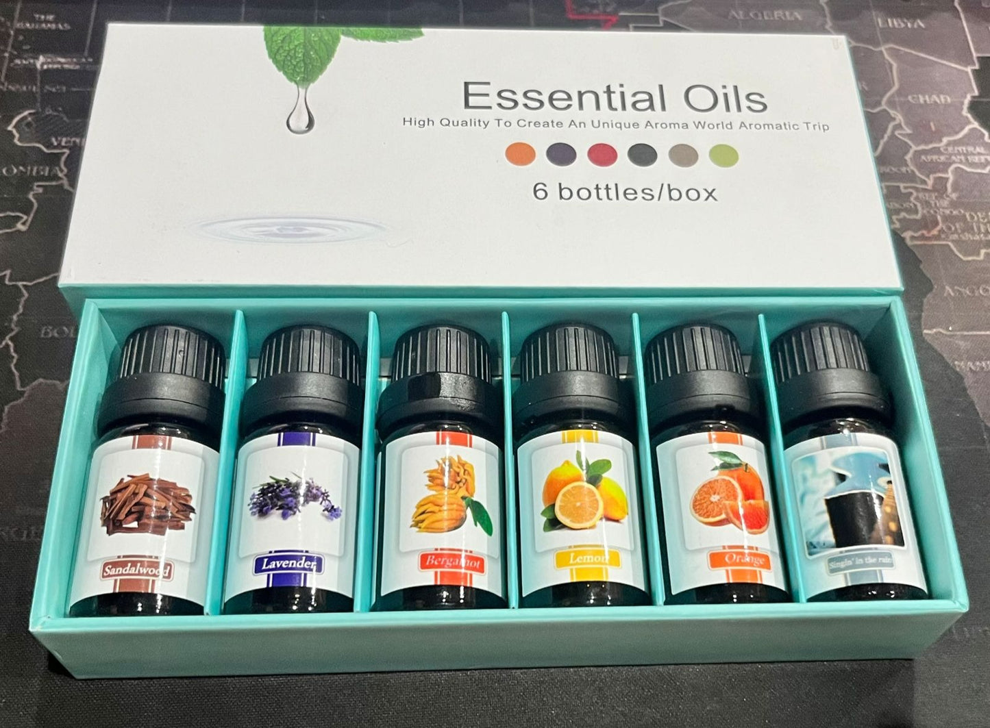 Essential Oil Aromatherapy Set (6 pcs)