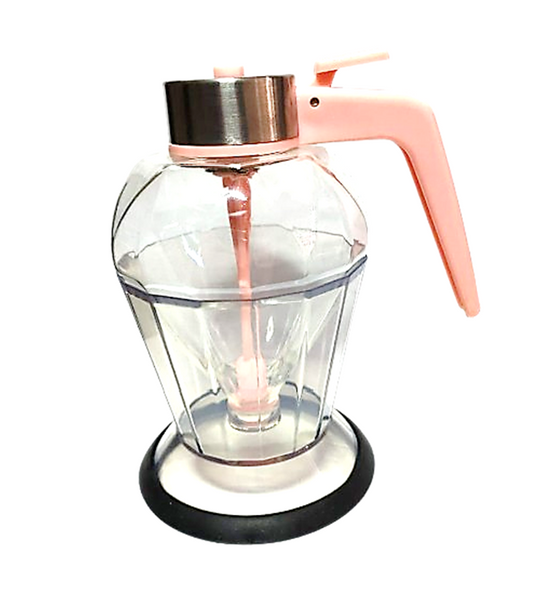 Diamond Oil Dispenser With Pink Handle