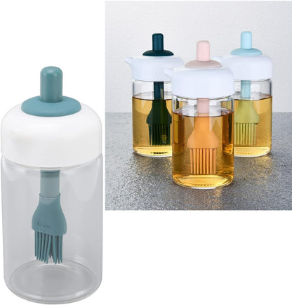 2in1 Oil Dispenser Bottle With Brush