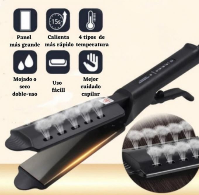 Hair Straightener With Shine Control