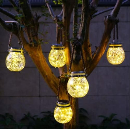 Glass Lanterns (Warm White)