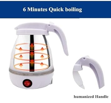 Silicone electric foldable kettle