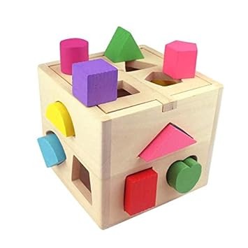 Wooden Shape Box (15 Hole)