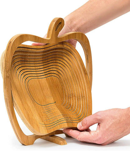 Collapsible Bamboo Fruit Basket