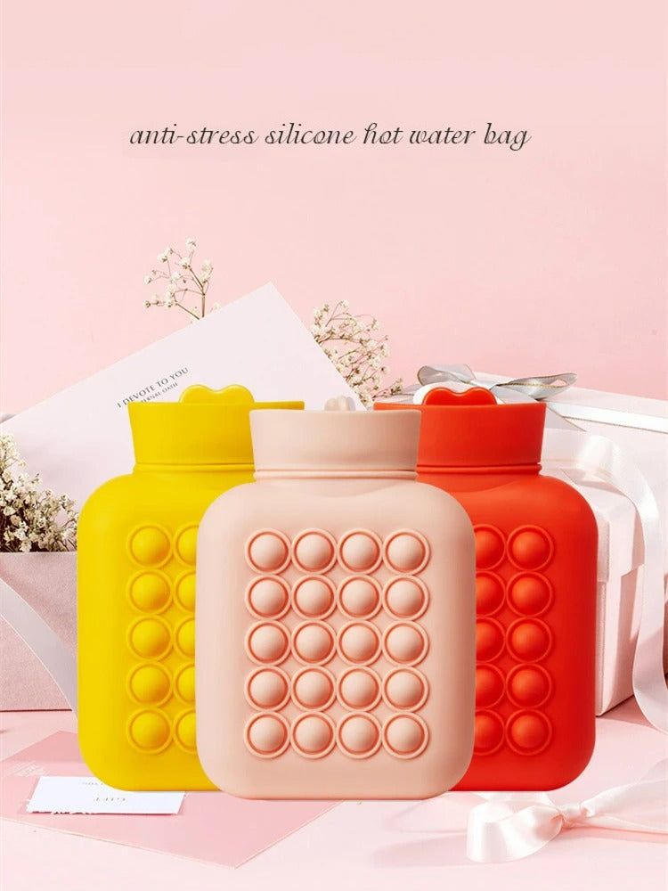 Portable Pop Hot Water Bottle Fidget Toy (500ml)