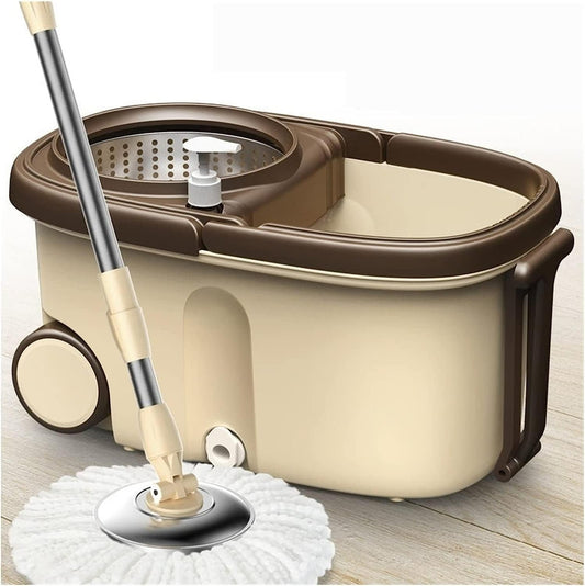 Spin Mop And Bucket Set With Wheels