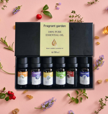 Fragrant Garden Pure Essential Oil Set (6 pcs)