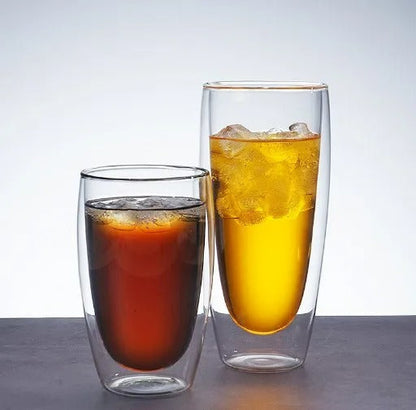 Double Walled Glass Cup (450ml)