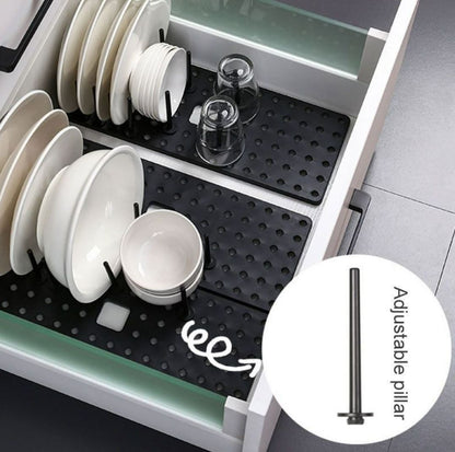 Kitchen Cupboard Adjustable Drawer Organiser Tray