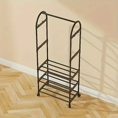 Modern Garment Organiser Rack with Wheels