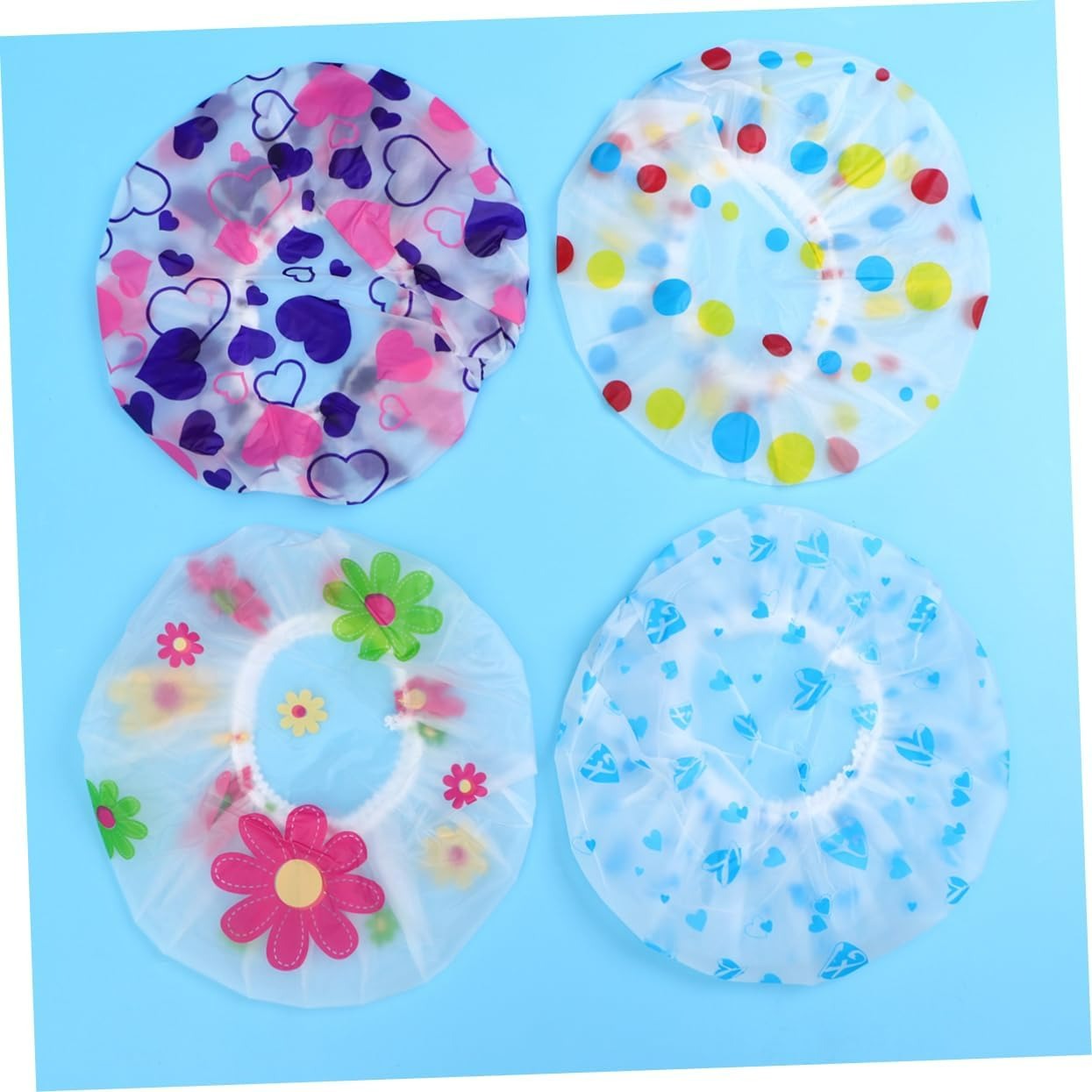 Waterproof Plastic Shower Cap (Each)