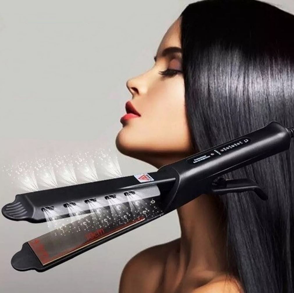 Hair Straightener With Shine Control