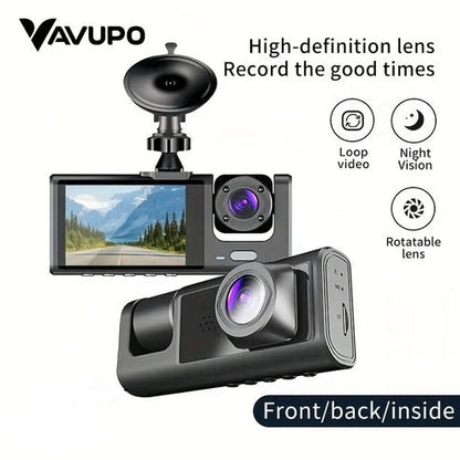 3 Channel 1080p Vehicle Dash Cam