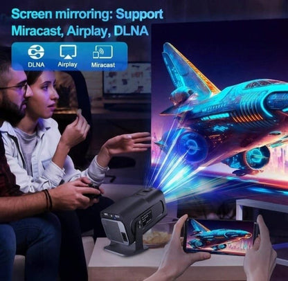 4K Portable Projector With Screen Mirroring