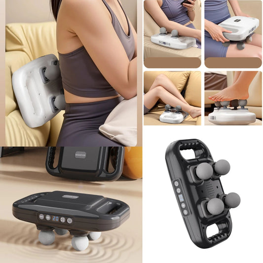 4-Head USB Rechargeable Fascia Massager