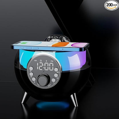 Bluetooth Audio Alarm Clock And WiFi Charger