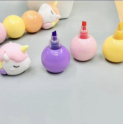 Bubble Head Unicorn Highlighters