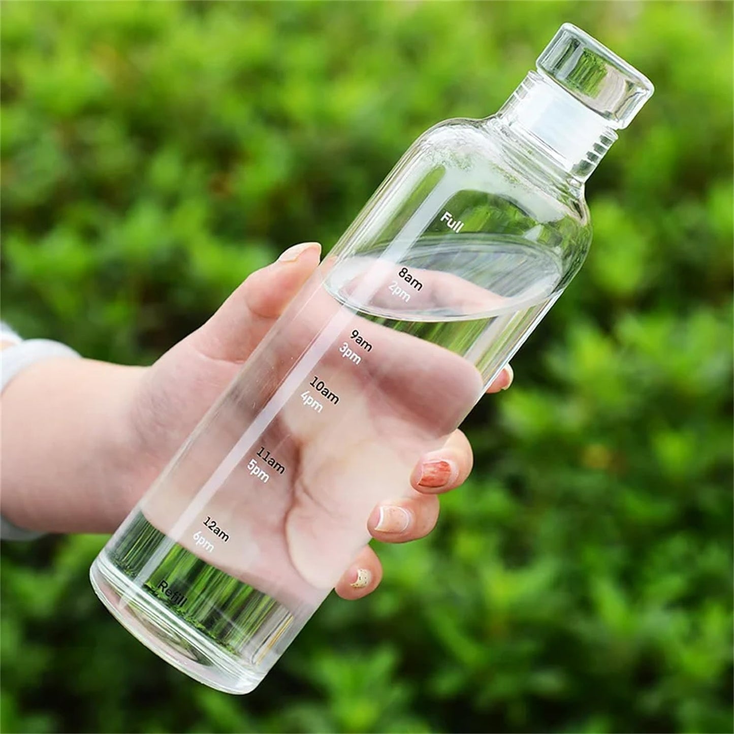 Clear Motivational Water Bottle (1L)