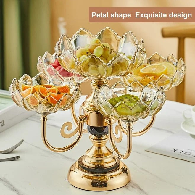 Five Plate Ornamental Fruit Bowl