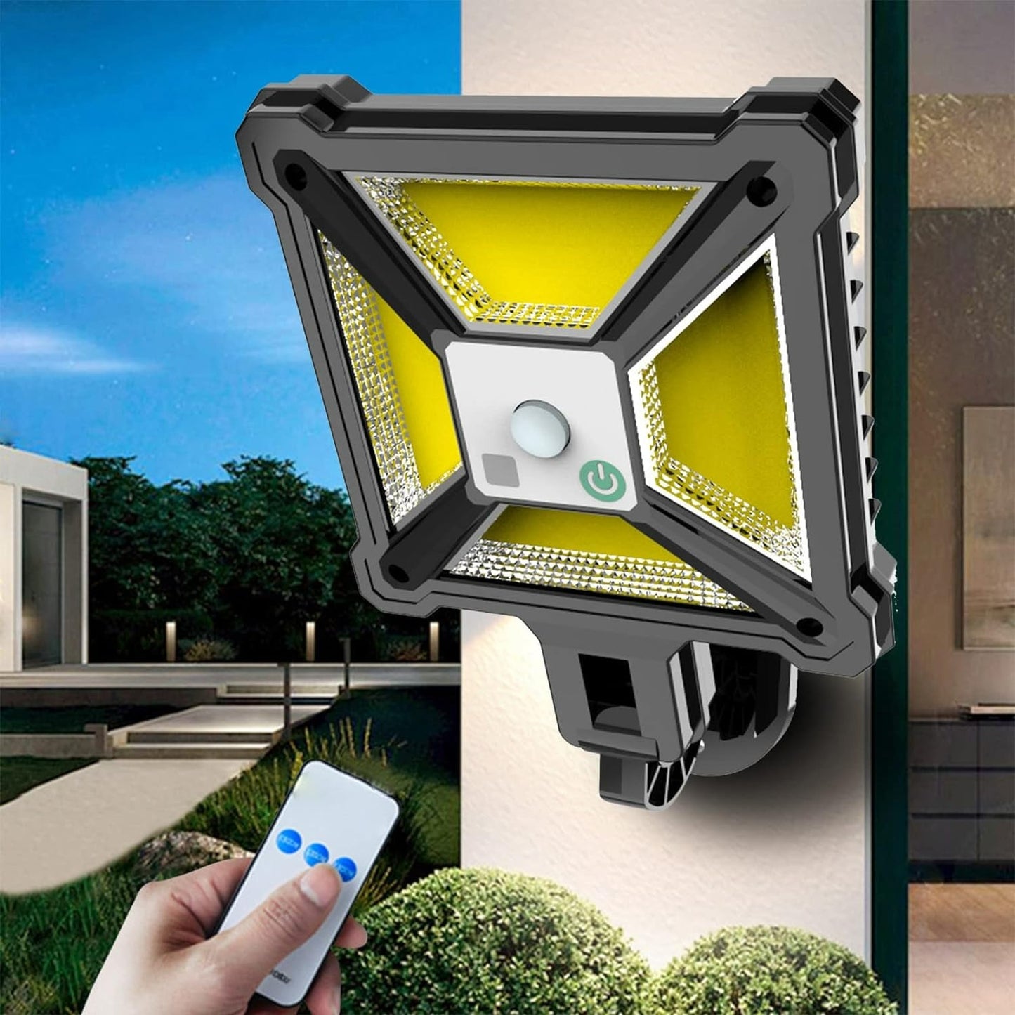 Square Motion Sensor Solar Street Lamp