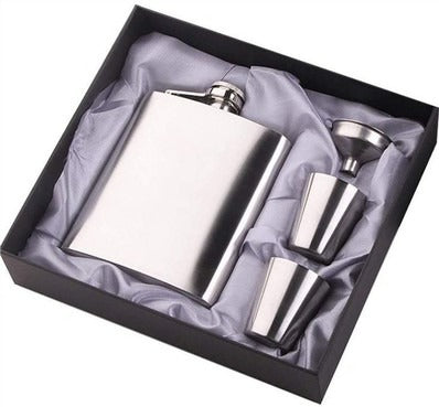 Portable Hip Flask Set