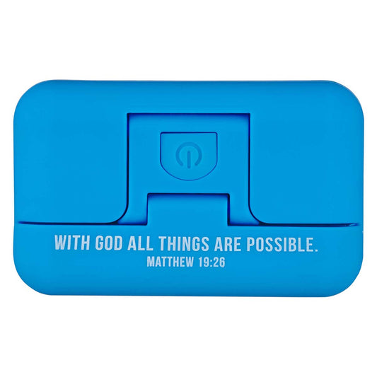 With God All Things Are Blue Book Light