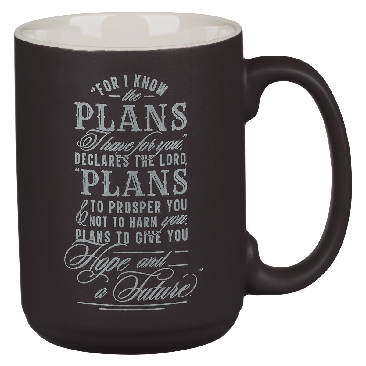 For I know The Plans Ceramic Mug - Jeremiah 29:11