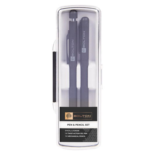 Bolton Black Pen & Pencil Set