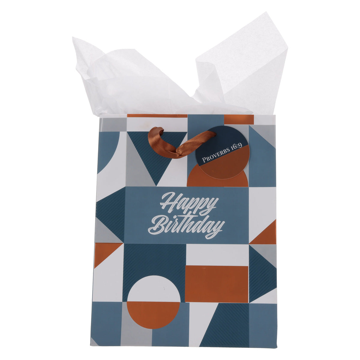 May the Lord Direct Your Steps - Happy Birthday Medium Gift Bag with Gift Tag