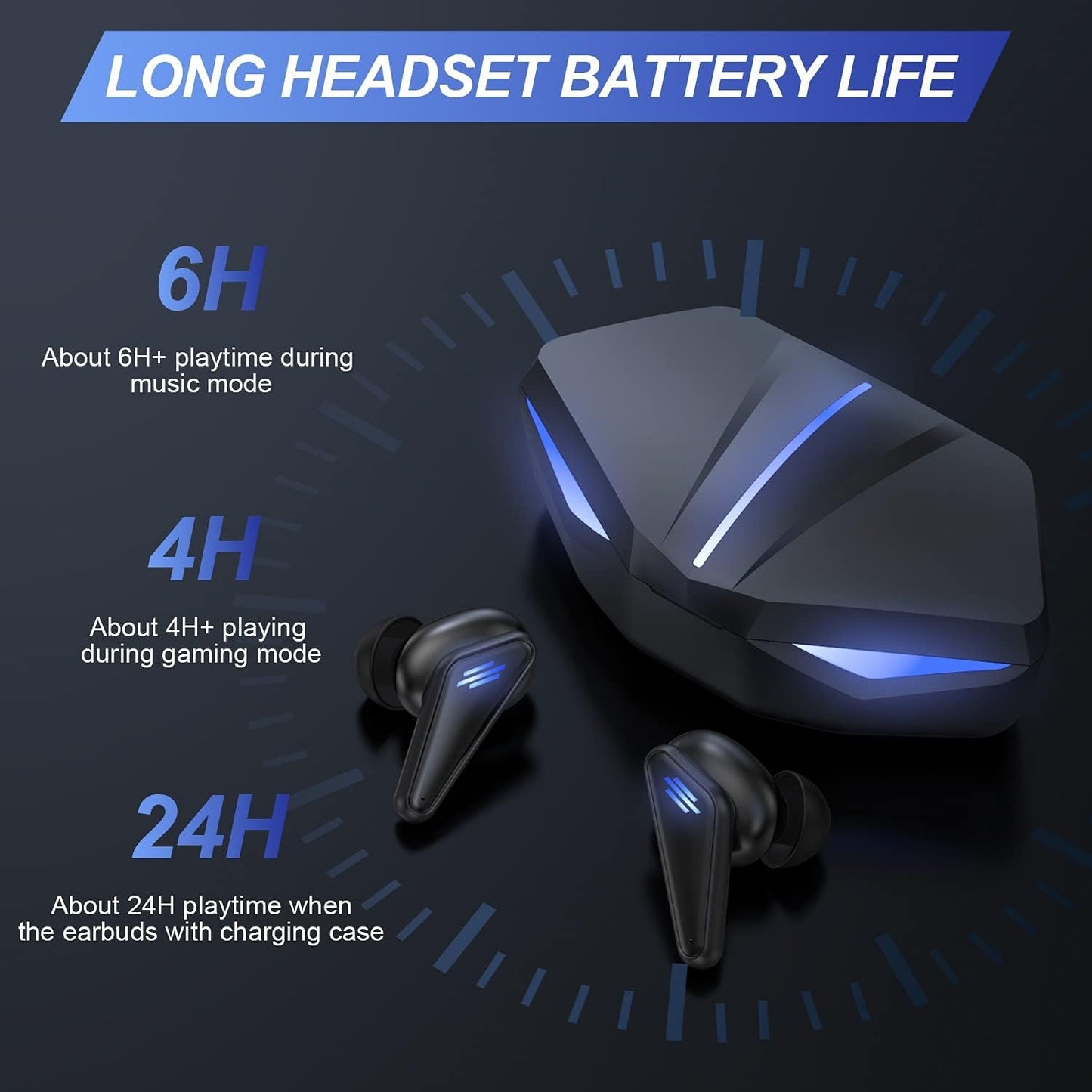 TWS Gaming Wireless Earbuds